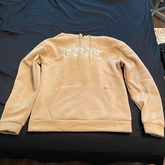 Tan G.O.A.T Hoodie - Picture 2 of 2